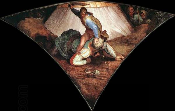 Michelangelo Buonarroti David and Goliath China oil painting art